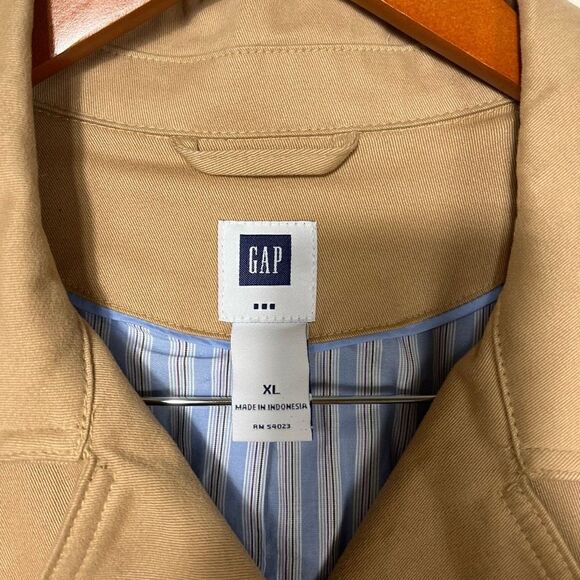 Gap Womens Trench Coat Size XL Tan belt - Picture 8 of 16